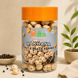 Roasted & Flavoured Makhana Salt N Black Pepper 70 GM Gluten Free | High Protein | Rich in Calcium | High Fibre | Cholesterol Free | No Palm Oil | Not Fried Only Roast | 100% Natural