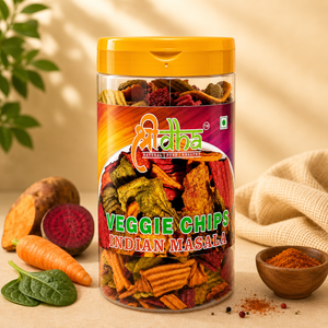 Veggie Chips Indian Masala 150 GM Gluten Free | High Protein | No Palm Oil | Healthy Snacks | 100% Natural