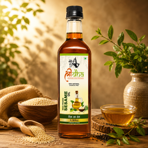 Seasme Oil Wood Pressed (As Like Virgin Oil) 1 LTR (910 gm) Ancient Kohlu/Kachi Ghani Method