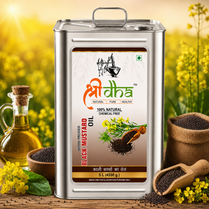 Black Mustard Oil Wood Pressed (As Like Virgin Oil) 5 LTR (4550 GM)