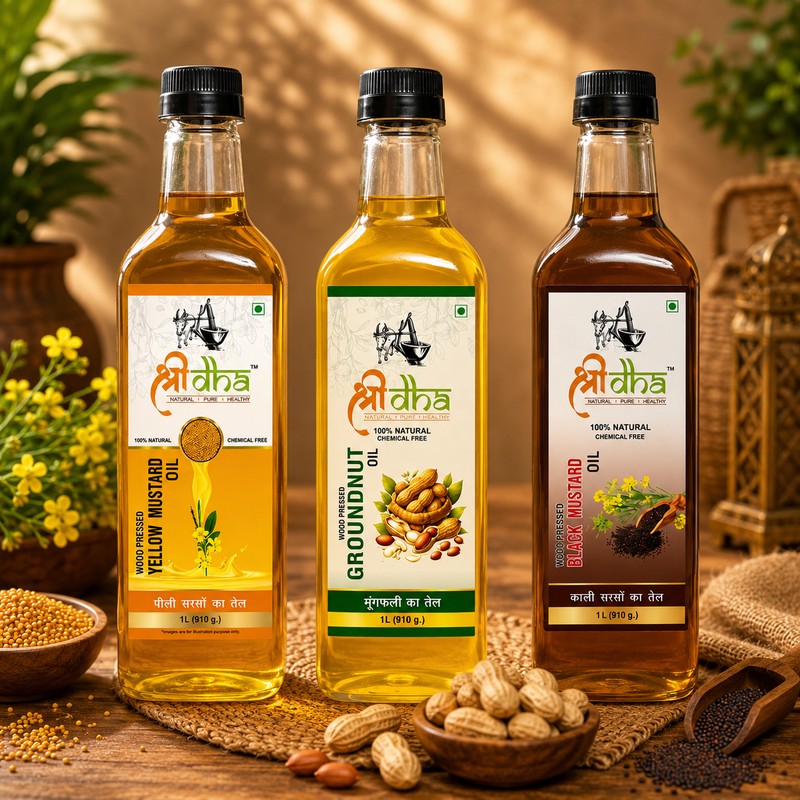 Wood pressed Oils Combo