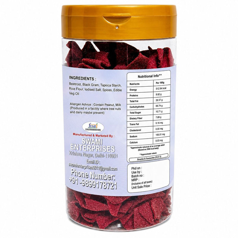Beet Root Chips Cream & Onion