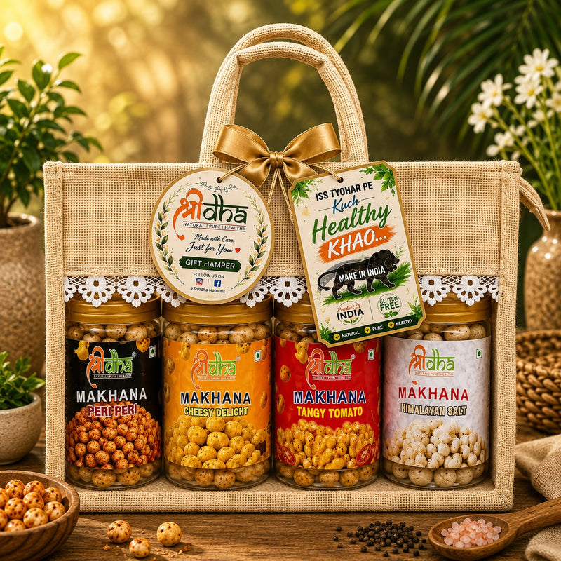 4 pcs 70 gm Roasted & Flavoured Makhana GLUTEN FREE | HIGH PROTEIN | NO PALM OIL | HEALTHY SNACKS | RICH IN CALCIUM | HIGH FIBRE | CHOLESTEROL FREE | NO PALM OIL | NOT FRIED ONLY ROAST | 100% NATURAL