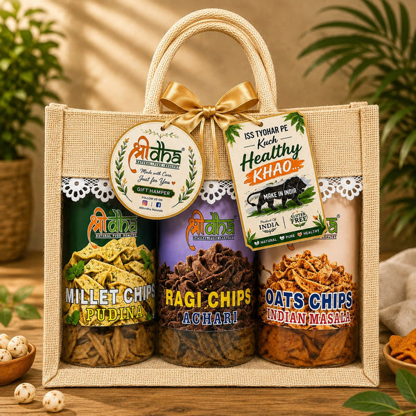3 pcs 150 gm Healthy Chips GLUTEN FREE | HIGH PROTEIN | NO PALM OIL | HEALTHY SNACKS | RICH IN CALCIUM | HIGH FIBRE | 100% NATURAL