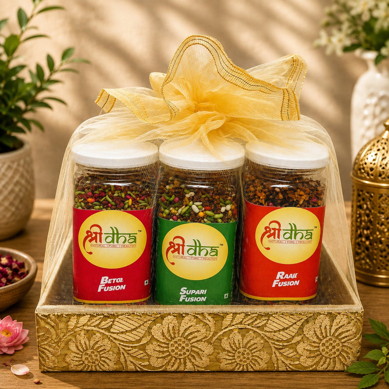 Triple Combo hamper (3 PCS 230 gm Mouth Freshioner , 3 PCS 230 gm Candy , 3 PCS 230 gm Mukhwas )